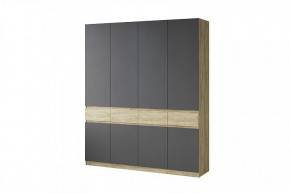 Шкаф распашной Турин Графит в Покачах - pokachi.mebel-tymen.ru | фото