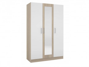 Шкаф трехстворчатый Леси Сонома-Белый в Покачах - pokachi.mebel-tymen.ru | фото