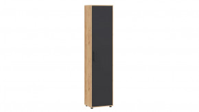 Шкаф «Витра» тип 1 Дуб Крафт золотой, Антрацит в Покачах - pokachi.mebel-tymen.ru | фото