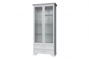 Шкаф витрина-2 стекла "Грация" в Покачах - pokachi.mebel-tymen.ru | фото