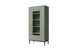 Шкаф Витрина ШР-2 Гориция Зелёный самшит в Покачах - pokachi.mebel-tymen.ru | фото