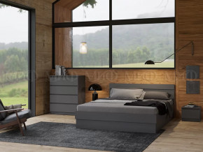Спальный гарнитур Челси Графит в Покачах - pokachi.mebel-tymen.ru | фото