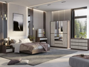 Спальный гарнитур Милана Ясень анкор/Дуб эльза в Покачах - pokachi.mebel-tymen.ru | фото