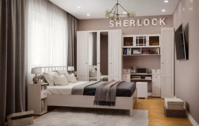 Спальный гарнитур Sherlock в Покачах - pokachi.mebel-tymen.ru | фото