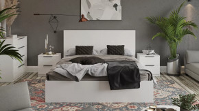 Спальный гарнитур «Тесса» №2 Белый Жемчуг, Белый глянец в Покачах - pokachi.mebel-tymen.ru | фото