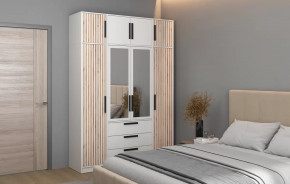 Спальный гарнитур Вегас (ЛДСП Белый) в Покачах - pokachi.mebel-tymen.ru | фото