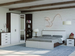 Спальный гарнитур Венеция-1 Венге/Белое дерево в Покачах - pokachi.mebel-tymen.ru | фото