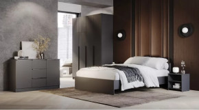 Спальный гарнитур Элегант Графит в Покачах - pokachi.mebel-tymen.ru | фото