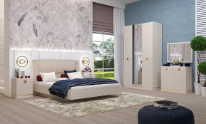 Спальня №1 "Капри" Сатин в Покачах - pokachi.mebel-tymen.ru | фото