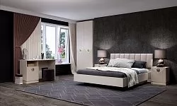 Спальня №2 "Капри" Сатин в Покачах - pokachi.mebel-tymen.ru | фото