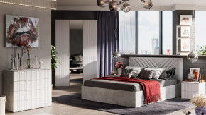 Спальня «Хилтон» Ателье светлый в Покачах - pokachi.mebel-tymen.ru | фото