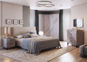 Спальня Кашемир №3, кашемир/сантьяго в Покачах - pokachi.mebel-tymen.ru | фото