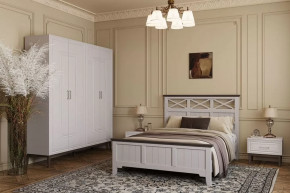 Спальня модульная Гориция Персидский жемчуг/Лак Льняной в Покачах - pokachi.mebel-tymen.ru | фото