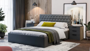 Спальня «Порто» Яблоня Беллуно, Графит софт в Покачах - pokachi.mebel-tymen.ru | фото