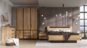 Спальня серия Бостон дуб вотан в Покачах - pokachi.mebel-tymen.ru | фото