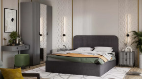 Спальня «Тиффани» Серый графит, Графит матовый в Покачах - pokachi.mebel-tymen.ru | фото