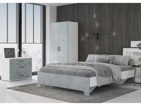 Спальня Victor Белый-бетон в Покачах - pokachi.mebel-tymen.ru | фото