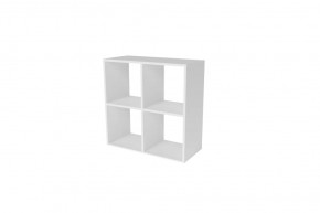 Стеллаж 4 секции 696х700х294, цвет белый в Покачах - pokachi.mebel-tymen.ru | фото