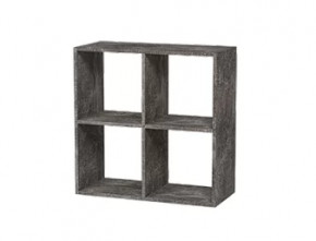 Стеллаж 4 секции графит Герда в Покачах - pokachi.mebel-tymen.ru | фото