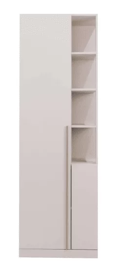 Стеллаж Николь 21.2 Кашемир в Покачах - pokachi.mebel-tymen.ru | фото