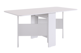 Стол-книжка раскладной Мечта 2 (белое дерево/белое дерево) в Покачах - pokachi.mebel-tymen.ru | фото