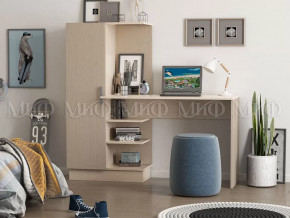 Стол компьютерный №1 Дуб беленый в Покачах - pokachi.mebel-tymen.ru | фото