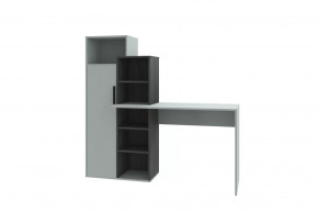 Стол компьютерный Комбо, серый-черный ясень/серый в Покачах - pokachi.mebel-tymen.ru | фото