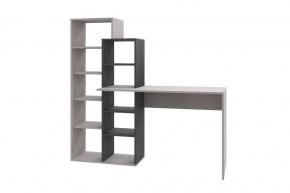 Стол компьютерный Квадро, кашемир/черный ясень в Покачах - pokachi.mebel-tymen.ru | фото