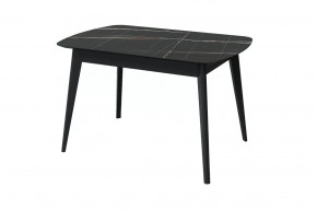 Стол обеденный Прайм, черный тунис/черный в Покачах - pokachi.mebel-tymen.ru | фото