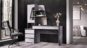 Стол Пифагор Цемент светлый / темный в Покачах - pokachi.mebel-tymen.ru | фото