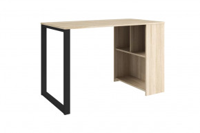 Стол письменный Бетти, дуб сонома светлый/черный в Покачах - pokachi.mebel-tymen.ru | фото