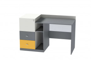 Стол письменный Клео Ст-1, 1300 мм, графит, миндаль, солнечный Диал в Покачах - pokachi.mebel-tymen.ru | фото