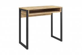 Стол письменный Леонардо, дуб бунратти/черный в Покачах - pokachi.mebel-tymen.ru | фото