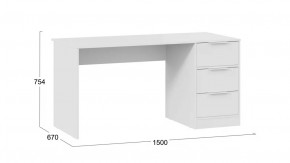 Стол письменный «Марли» Тип 2 Белый в Покачах - pokachi.mebel-tymen.ru | фото