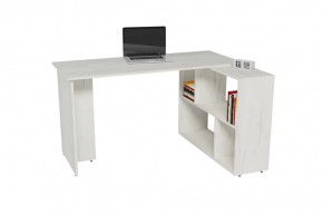 Стол письменный с тумбой СП-3 дуб грей Герда в Покачах - pokachi.mebel-tymen.ru | фото