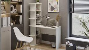 Стол письменный тип 4 Дуб крафт белый в Покачах - pokachi.mebel-tymen.ru | фото