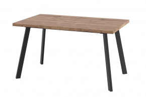 Стол раздвижной Borg-140, дуб велингтон/черный в Покачах - pokachi.mebel-tymen.ru | фото