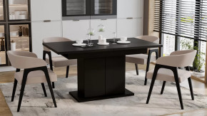 Стол раздвижной «Детройт» Тип 1 Черный в Покачах - pokachi.mebel-tymen.ru | фото