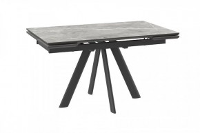 Стол раздвижной Jack-140, stone grey st cer/черный в Покачах - pokachi.mebel-tymen.ru | фото