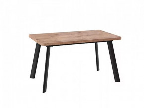 Стол раздвижной LEON LUX RADIAL-140 дуб веллингтон/черный в Покачах - pokachi.mebel-tymen.ru | фото