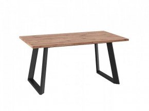 Стол раздвижной LOFT LUX-160, дуб веллингтон/черный в Покачах - pokachi.mebel-tymen.ru | фото