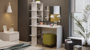 Стол с зеркалом Тип 4 Белый Ясень в Покачах - pokachi.mebel-tymen.ru | фото