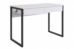 Стол Юниор белое дерево/черный муар в Покачах - pokachi.mebel-tymen.ru | фото