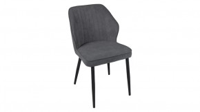 Стул «Крис» Черный муар, Микровелюр BRENDY Graphite в Покачах - pokachi.mebel-tymen.ru | фото