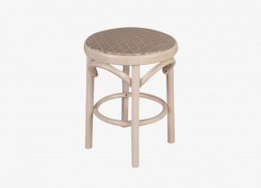 Табурет Мягкий Бежевый/Беленый дуб в Покачах - pokachi.mebel-tymen.ru | фото