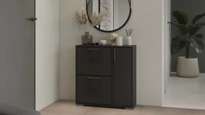 Тумба для обуви Тип 15 Антрацит в Покачах - pokachi.mebel-tymen.ru | фото