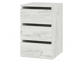 Тумба Кент-1 Секция-4 Дуб Крафт Белый в Покачах - pokachi.mebel-tymen.ru | фото