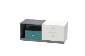 Тумба Клео Т-1, 1200 мм, графит, миндаль, океан Диал в Покачах - pokachi.mebel-tymen.ru | фото