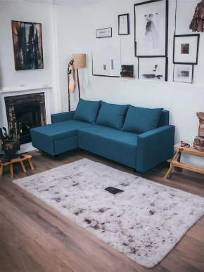 Угловой диван Шерри Савана Деним в Покачах - pokachi.mebel-tymen.ru | фото