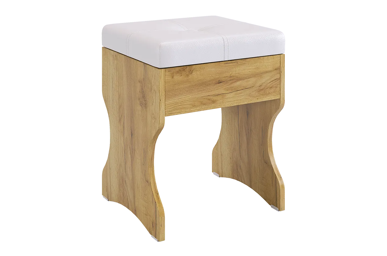 Пуф Виктория-1 дуб крафт золотой в Покачах - pokachi.mebel-tymen.ru | фото